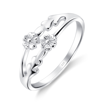 Flowers Silver designed Ring NSR-4058